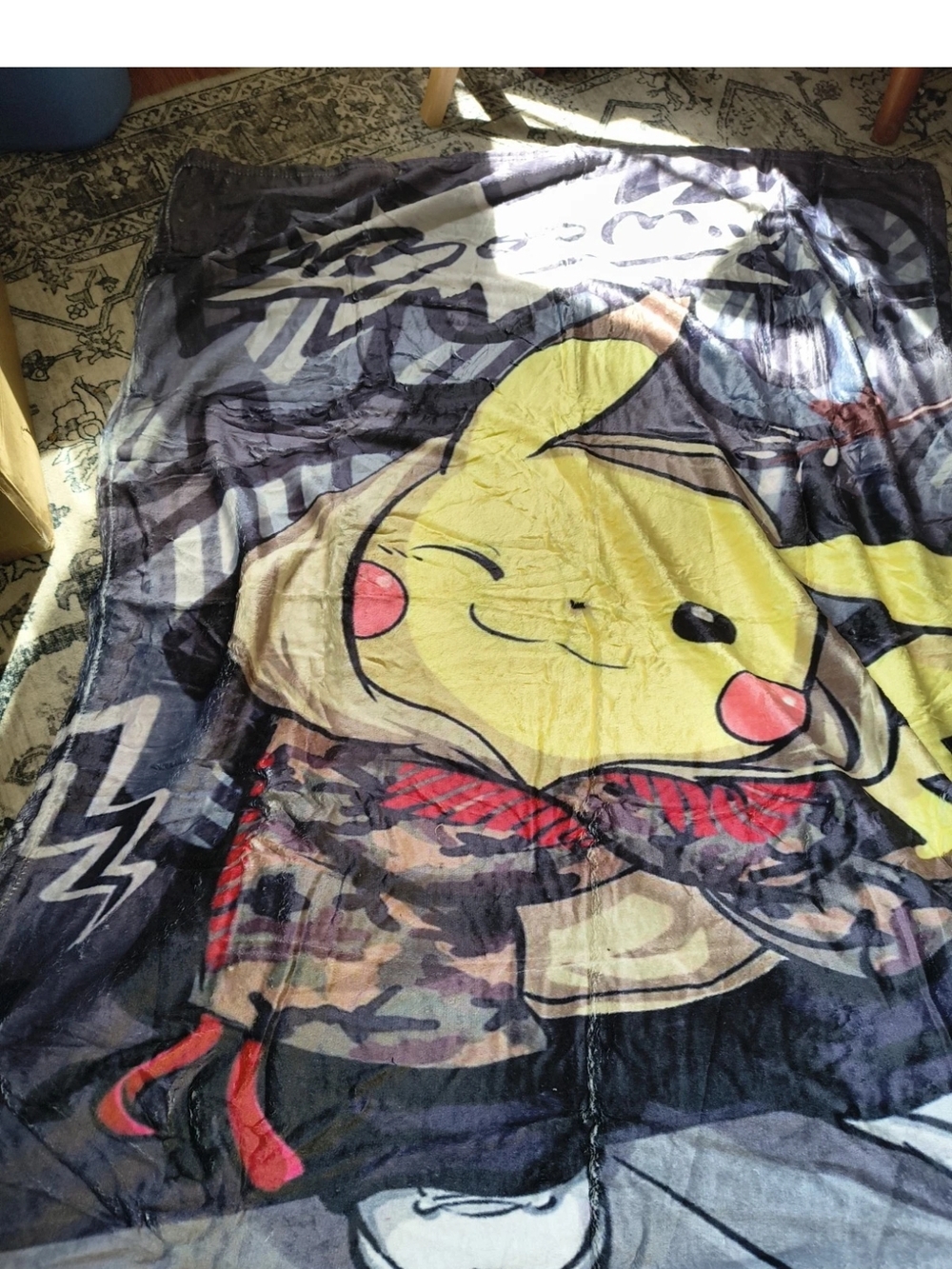 Pikachu Throw Blanket 40×50 Soft Lightweight Cozy